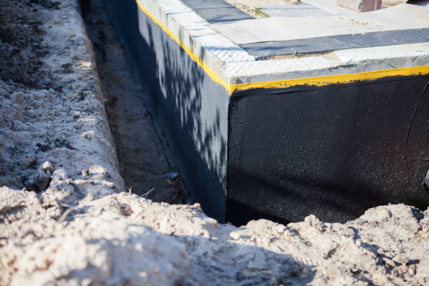 Residential Interior Drainage System installation at a Toney, AL home by SJ Waterproofing Pros